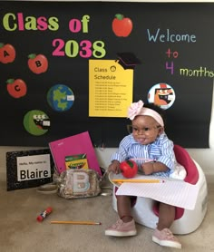 Back To School Milestone Picture, Back To School Baby Milestone Picture, August Baby Photoshoot Ideas, August Monthly Baby Pictures, 4 Month Milestones Photo Ideas, August Photoshoot Ideas, August Baby Photoshoot, August Milestone Picture Ideas