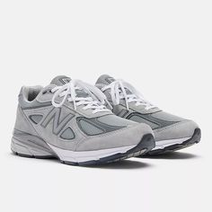 Made in USA 990v4 Core, U990GR4 New Balance Shoes 990, Nb 990, New Balance 990 V6, Balance Lifestyle, New Balance 990, Cool Girl Outfits, Shoes New Balance, Work Fits, Pumped Up Kicks