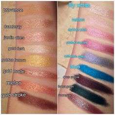 MAC Pigments - need to get some! Mac All That Glitters Eyeshadow, Mac Brown Eyeshadow Swatches, Mac Libra Eyeshadow, Nars Eyeshadow Palette 2000s, You Are So Beautiful To Me, Pressed Glitter Eyeshadow Palette