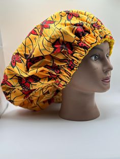 African Bonnet Tightly fit your head, is equipped with a durable elastic band to keep it in place even while you sleep. No more waking up with frizzy hair! It keeps your hairstyle looking fresh and amazing.  It is absolutely soft, breathable and hypoallergenic for maximum comfort, one size fits most. Adjustable Soft White Bonnet, Warm Multicolor Bonnet One Size, Multicolor One-size Bonnet, Cheap Black Cap-shaped Bonnet, Fun Adjustable Cap-shaped Bonnet, Bonnet Cap, Hair Bonnet, Frizzy Hair, Hairstyle Look