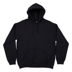 If you are longing to customize a piece for your wardrobe, look no further than Black Adult Hooded Sweatshirt. This sweatshirt features a solid color that you can embellish with paint, glitter, patches, and more to fit your personality.   This garment has a hood with a drawstring cord to ensure a proper fit and has a large pocket up front to keep your hands warm. Whether you want to create a costume piece, show off your school spirit, or simply create a new statement piece, this sweatshirt will Winter Hoodie With Pockets, Basic Winter Hoodie With Pockets, Solid Cotton Hoodie For Winter, Basic Cotton Hoodie With Kangaroo Pocket, Basic Cotton Hoodie With Pockets, Basic Drawstring Hoodie Sweatshirt, Basic Hooded Hoodie With Pockets, Basic Hooded Hoodie With Kangaroo Pocket, Solid Cotton Hooded Sweats