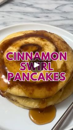 20K views · 3.5K reactions | CINNAMON SWIRL PANCAKES 🥞 Follow @KathleensCravings for more easy recipes and grab the recipe below! ⬇️ 

You can use any pancake batter - from a mix or homemade! If you want my favorite homemade fluffy pancake recipe, comment PANCAKE RECIPE and I’ll DM it to you! 

* 1/4 cup melted butter
* 1/4 cup brown sugar
* 1.5 teaspoons cinnamon
* 1 tablespoon flour

1. Mix together the melted butter, brown sugar, cinnamon, and flour in a small bowl. It should be a toothpaste consistency - not too thin where it just runs out of the piping bag but not too thick where it’s hard to pipe. If you need it to thicken up a bit, you can pop in the fridge for a few minutes.
2. Pour the mixture into a piping bag (or sturdy zip top bag) and snip the corner off.
3. Prepare pancakes Cinnamon Swirl Pancakes, Pancake Mix Muffins, Homemade Pancakes Fluffy, Fluffy Pancake Recipe, Cinnamon Roll Pancakes, Single Serving Recipes, Biscotti Recipe, Piping Bag