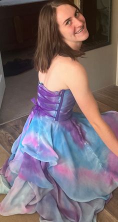 Hand painted galaxy prom dress, made to size. *dress will not be exactly the same, as it is hand painted Galaxy Dress Formal, Galaxy Prom Dress, Painted Galaxy, Galaxy Dress, Gown Prom, Formal Gown, Dress Formal, Formal Gowns, Prom Dress