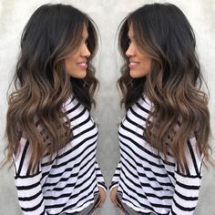 2017's Biggest Hair Color Trend: Hygge #refinery29 http://www.refinery29.com/new-hair-color-trends#slide-2 Lee is responsible for this take, a slightly cooler — but still neutral in tone — version of aubrown. It's perfect for those with dark hair that can't be bothered with touch-ups. ... Hygge Hair, New Hair Color Trends, Beauty Bible, Makeup Wishlist, Brown Hair Balayage, Ombré Hair, Happy Things, Ombre Hair Color, Hair Color And Cut