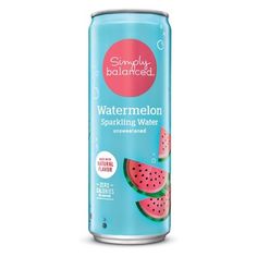 a can of watermelon sparkling water