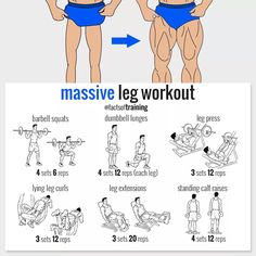 Leg Workout For Men, Best Bicep Workout, Leg Workouts For Men, Muscle Abdominal, Leg Workouts, Barbell Workout, Workout Chart