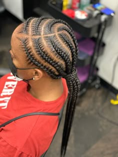 Ponytail Black Hair, Protective Styles For Natural Hair Short, Feed In Braids Ponytail, Feeder Braids, Cornrow Braid Styles, Cornrow Ponytail, Quick Braids, Short Box Braids Hairstyles, Feed In Braids Hairstyles