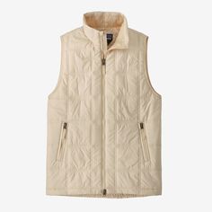 Heater on, windows down—the Lost Canyon Vest is a daily-wear layering piece that offers the perfect blend of warmth, comfort and freedom of movement. Made in a Fair Trade Certified™ factory. - Natural 50% Logo, Freedom Of Movement, Patagonia Womens, Lining Fabric, Layering Pieces, Summer Sale, Hand Warmers, Womens Vest, Fair Trade