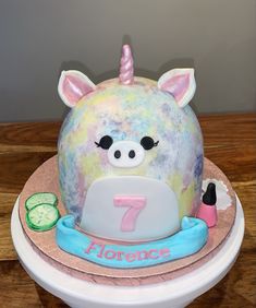 Squish Mallow Cake, Squishmallows Cakes, Squishmallows Birthday Party, Squishmallow Birthday Party, Squishmallow Party