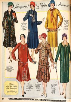 1926 1920s Day Dress, Golf Attire Women, Old Fashion