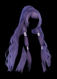 Anime Hair Styles Drawings, Hairstyles Long Hair Drawing, Long Hair Designs Drawing, Long Hair Styles Drawing, Anime Long Hairstyles, Long Anime Hairstyles, Long Anime Hair