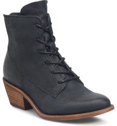 Annalise Bootie | Nordstrom Acadamia Shoes, Dark Acadamia, Winter Boots Outfits, Sofft Shoes, Shoes Too Big, Shoes And Boots, Leather Lace Up Boots, Justin Boots, Wedge Heel Sandals