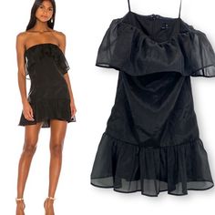 Reposhing This Item I Purchased From @Sageandquinn. Loved It, But Ready To Rotate For Something New. Questions? Leave A Comment Below! Ruffle Mini Dress, Something New, Strapless Dress, Mini Dress, Womens Dresses, Dresses, Women Shopping, Black