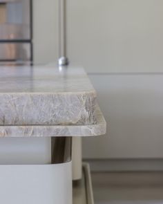 a close up of a marble table top