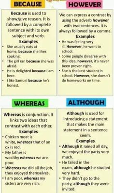 three different types of words that are used to describe what they mean in each other