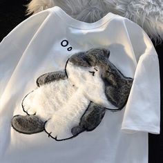 White And Black Cat, Dream's Cat, Y2k Tops, Cat Hoodie, Fluffy Cat, Collars For Women, 영감을 주는 캐릭터, Cat T, Cat Pattern