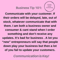 a pink background with the words, communication is key to communicate customers and how they use it