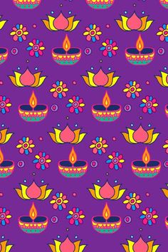 Diwali candle festival pattern vector background Free Vector Diwali Designs Pattern, Diwali Printables, Diwali Pattern, Candle Festival, Appa Embroidery, Ethnic Print Pattern, Diwali Wallpaper