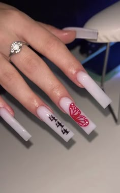 Virgo Nails Designs Short, Long Nail Ideas Square, Hood Nails, Gemini Birthday Nails, Simple Nail Art, Drip Nails, Colored Acrylic Nails