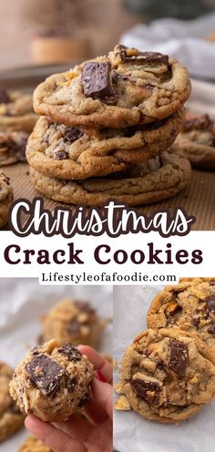 Holiday baking just got better with these Christmas Crack Cookies! A fun twist on the classic Christmas crack, these cookies are sweet, buttery, and addictive—perfect for cookie swaps, gift-giving, or festive family gatherings. Try this unique recipe and wow everyone this holiday season! Christmas Chocolate Chip Cookies, Lifestyle Of A Foodie, Delicious Christmas Cookies, Best Christmas Cookies, Holiday Cookie Recipes