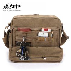 Check out your favorite itemsHigh Quality Multifunction Canvas Men Bags Get yours click herehttps://www.vovionline.com/high-quality-multifunction-canvas-men-bags/ Discounted price44.52$ FREE Shipping 🚚 #hashtag1 Mens Canvas Messenger Bag, Field Bag, Mens Crossbody Bag, Tas Bahu, Travel Crossbody, Travel Purse, Canvas Crossbody Bag