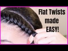 Hairstyles To Practice, Nineties Hairstyles, Natural Hair Flat Twist, Flat Twist Styles, Flat Twist Out, Twist Hairstyle, Flat Twists, Cabello Afro Natural