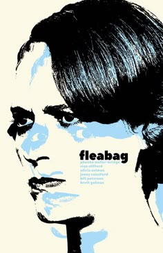 a woman's face with the word fleabag on it