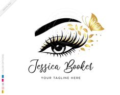 Eyelash Extension Logo, Lash Logo Design, Eyelash Studio, Eyelash Extensions Salons, Makeup Logo Design, Lash Logo, Chanel Wallpapers, Lash Technician, Business Card Logo Design