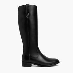 Women's Crown Zip-Up Riding Boot in Black - Thursday Thursday Boots Women, Black Tall Boots, Thursday Boot Company, Thursday Boots, Womens Riding Boots, Black Riding Boots, Boot Companies, Riding Boot, Tall Women