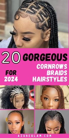 Latest Hair Braids Cornrows, Designed Cornrows Black Women, New Cornrow Hairstyles 2023, Short Natural Cornrow Hairstyles, Simple Braids For Black Women Cornrows, Latest Cornrow Hairstyles 2023, Hair Braided To The Side, Conrows Lines And Braids 2023 Trends, Latest Hair Braids Styles 2024 Twist