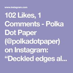 the text reads 30 likes, 4 comments - polka dot paper on instagram