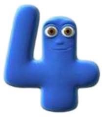 a blue toy with eyes and arms