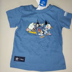 Adidas Original Disney Baby Tee Shirt 9 Months New Baby Tee Shirt, Baby Tee Shirts, Adidas Original, Adidas Blue, Adidas Shirt, 9th Month, Baby Disney, Blue Adidas, Baby Tee