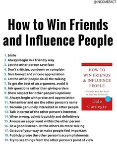 an article about how to win friends and influence people