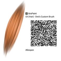 an image of a hair product with qr code