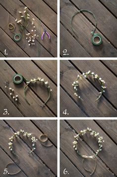 Floral Crown Tutorial - if only this came with step by step instructions. But i think I can figure it out! How To Make A Flower Crown With Fake Flowers, Diy Floral Crown, Diy Tiara, Săpunuri Handmade, Diy Flower Crown, Fleurs Diy, Diy Crown, Frou Frou, Trendy Flowers