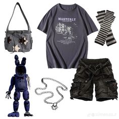 Michael Afton Inspired Outfit, Big Hero 6 Inspired Outfits, Bonnie Inspired Outfits Fnaf, Fnaf Inspired Outfits Foxy, Fnaf Closet Cosplay