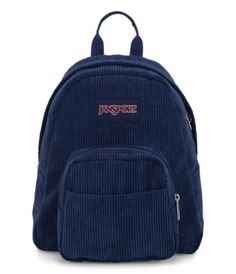 The Half Pint Backpack is a super cute addition to any outfit. Featuring one main compartment, a front zippered pocket, and all of the cuteness you could ever imagine.Small and light, the JanSport Half Pint is the perfect throw-on-and-go miniature backpack. Cute Backpack With Zipper Pocket, Cute Travel Backpack With Zipper Closure, Mini Jansport Backpack, Light Blue Jansport Backpacks, Jansport Half Pint Backpacks, Jansport Navy Blue Backpack, Backpack Jansport, Miniature Backpack, Jansport Superbreak Backpack