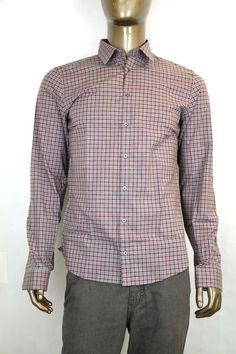 AUTHENTIC BRAND NEW GUCCI SHIRT MADE IN ITALY Material: 100% cotton Color/Pattern red/green/gray Measurements Size Shoulder Sleeve Chest Length 15 16.5" 27" 19" 30 1/4" 16.5 17.5" 27 1/8' 20" 30.5" Measurements were taken one side lying flat Please keep in mind that measurements are provided only as a guide and are approximate.  Sizes listed are based on the item label. Item fit and sizing can vary by Manufacturer. Color appearance may vary depending on your monitor settings. PAYMENT: INTERNATIO Gucci Cotton Shirt For Work, Classic Gucci Cotton Shirt, Gucci Button-up Shirt For Spring, Gucci Cotton Shirt For Workwear, Gucci Cotton Long Sleeve Shirt, Gucci Spring Button-up Shirt, Spring Gucci Button-up Shirt, Gucci Cotton Shirt For Spring, Spring Gucci Cotton Shirt