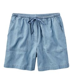 Women's Sunwashed Denim Shorts | Shorts & Skorts at L.L.Bean Summer Cotton Jean Shorts Knee-length, Cotton Knee-length Jean Shorts For Summer, Summer Cotton Knee-length Jean Shorts, Medium Wash Cotton Shorts For Summer, Cotton Above Knee Shorts For Spring, Relaxed Fit Washed Cotton Jean Shorts, Summer Cotton Denim Blue Jean Shorts, Summer Denim Blue Cotton Jean Shorts, Cotton Above-knee Shorts