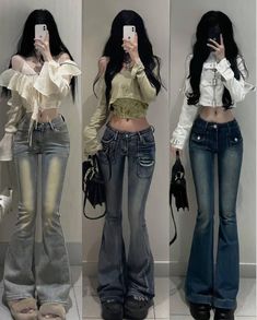 Korean Thanksgiving Outfits, Korean Stylish Outfits, Y2k Douyin Outfit, Different Styles Fashion Names, Kpop Idol Body Type, Y2k Kpop Outfits, Anime Makeup Ideas, Different Body Sizes, Peony Aesthetic