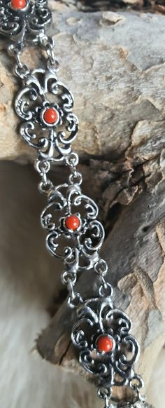 Bavarian traditional silver colored ornament bracelet with orange stones. Length: 8" This is no noble metal and may include nickle. German Jewelry Traditional, German Jewelry, Traditional Ornaments, Wedding Bracelets, Lake Elsinore, Orange Stone, Wedding Jewelry Bracelets, Wedding Bracelet, Silver Color