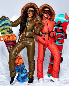 "Bag, belt and mittens are included. Overalls made of high quality, warm, insulated ski clothing. Lightweight fabric protects from wind and light rain, premium insulation \"Omne Heat\" keeps you warm at the lowest temperatures. Deep hood, natural polar fox fur, steel accessories.  MATERIAL *New generation raincoat fabric Sire *Insulation Tinsul 250 (Synthetic fluff is light and warm). *Natural arctic fox fur Size: S,M,L,XL,XXL Inner seam: 80 cm Length: 155 -160 cm Sleeves: 62-65 cm Shoulders: 11-12 cm Back width: 39-44 cm Size Chart (measurements): S Chest girth 94 cm Waist girth 78 cm Hip girth 98 cm M Chest girth 98 cm Waist girth 84 cm Hip girth 100 cm L Chest girth 104 cm Waist girth 88 cm Hip girth 104 cm XL Chest girth 108 cm Waist girth 94 cm Hip girth 108 cm 2XL Chest girth 110 cm Down Suit, Ski Jumpsuit, Activewear Trends, Womens Activewear Tops, Winter Suits, Winter Jumpsuit, Women Ski, Quilted Parka, Winter Suit