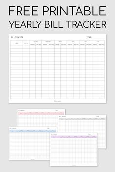 the free printable year by bill tracker