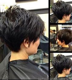 Gevonden op Bing via ascelin.com Pixie Haircuts For Women, Beautiful Haircuts, Pixie Haircut For Thick Hair, Pixie Haircuts, Short Pixie Haircuts, Short Pixie Cut