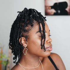 Black Hairstyles: Mini Braids. A braided protective style for natural hair. Click through for 21 hairstyles for natural hair of all lengths. #naturalhair #hairstyles #hairideas #minibraids IG: @iamkrissylewis Mini Braids, Twist Out Styles, Villain Era, Protective Hairstyles For Natural Hair, Type 4 Hair, Hair Things, Natural Hair Twists