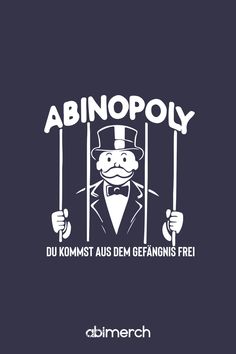 an image of a man behind bars with the words abinopoly on it