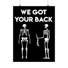 This chiropractic poster says "we got your back" and shows your patients your sense of humor! This would look amazing in your chiropractic office walls!  ★Product Specifications★ This print comes on a premium matte poster (200-gsm) providing a smooth and glare free finish. Note: this product is a poster only and does not come framed. ★Please Note★ Colors can vary slightly from computer to actual product. If you have any questions regarding color, please let me know before purchase. ★Custom Designs★ If you would like to see this design on a different product or would like changes made to the design please send us a message and we will try to accommodate! Some custom orders may require an additional artwork fee. ★Questions?★ Drop us a note I'd love to chat! Funny Chiropractic, Chiropractic Office Decor, Chiropractic Humor, Chiropractic Art, Got Your Back, Office Walls, Chiropractic, Your Back, Abs Workout