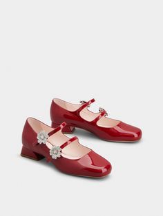 Vivier Shoes, Roger Vivier Shoes, Baby Ballerina, Red High Heels, Girly Shoes, Roger Vivier