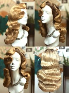 High Fashion Hair, 1920s Hair, Hollywood Hair, Retro Hairstyles, Hair Art, Aesthetic Hair, Vintage Hairstyles, Hair Designs, Gatsby